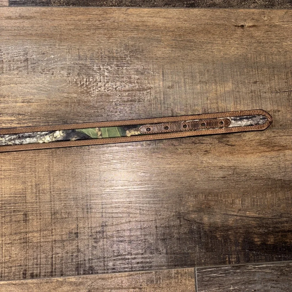 Nocona Belt Co. Youth boys Camo Belt 22 Hunting Leather N44192222
